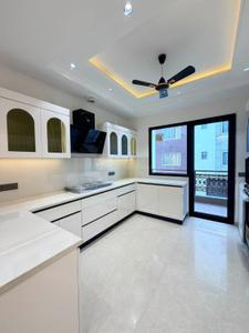 Kitchen Image of 2100 Sq.ft 4 BHK Builder Floor for rent in Freedom Fighters Enclave New Delhi for Rs. 85000