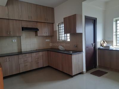 Kitchen Image of 1700 Sq.ft 3 BHK Apartment / Flat for rent in Hoodi Bengaluru for Rs. 75000