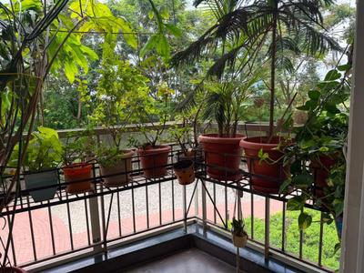 Balcony Image of 1800 Sq.ft 3.5 BHK Villa for rent in Adarsh Palm Meadows, Whitefield Bengaluru for Rs. 125000