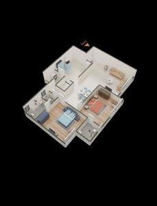 Image of 1593 Sq.ft 2 BHK Apartment / Flat for sale in AK Blue Ocean, Makarba, Ahmedabad for Rs. 9900000
