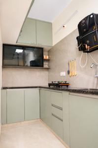 Kitchen Image of 925 Sq.ft 1 BHK Apartment / Flat for rent in Gachibowli Hyderabad for Rs. 30000