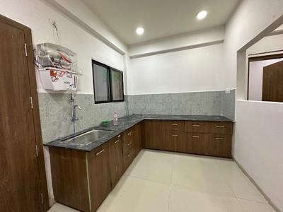 Kitchen Image of 1000 Sq.ft 2 BHK Builder Floor for rent in Mahalakshmi Nagar Indore for Rs. 25000