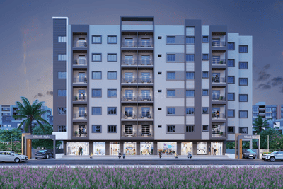 Image of 1215 Sq.ft 3 BHK Apartment / Flat for sale in Nilkanth Alpha, Makhmalabad, Nashik for Rs. 3645000