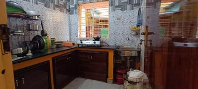 Kitchen Image of 980 Sq.ft 3 BHK Apartment / Flat for sale in Haltu Kolkata for Rs. 4500000