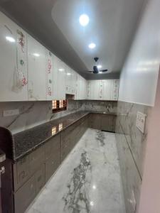 Kitchen Image of 1250 Sq.ft 3 BHK Builder Floor for rent in Swaraj Homes Gagan Vihar The Aviation Employees CGHS, Gagan Vihar New Delhi for Rs. 35000