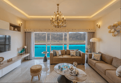 Living Room Image of 1915 Sq.ft 4 BHK Apartment / Flat for sale in Shubhashish Marina, Karolan Ka Barh Jaipur for Rs. 18000000