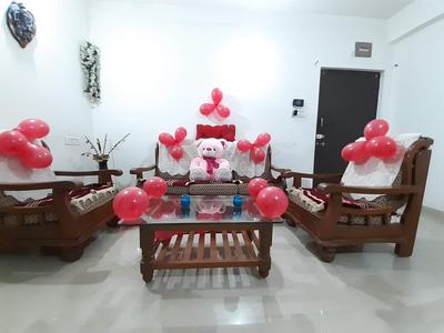 Hall Image of 1500 Sq.ft 3 BHK Apartment / Flat for rent in Harni Vadodara for Rs. 23000