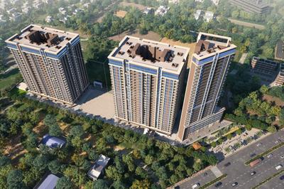 Image of 1134 Sq.ft 2 BHK Apartment / Flat for sale in Dolphin The Unicorn Building A Wing A1 &amp; A2, Ravet, Pune for Rs. 7200000