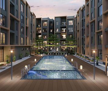 Image of 800 Sq.ft 2 BHK Apartment / Flat for sale in Casagrand Southbrooke, Kelambakkam, Chennai for Rs. 5800000