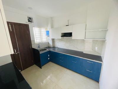 Kitchen Image of 1650 Sq.ft 3 BHK Apartment / Flat for rent in Mantra Orchard Heights, Bawadiya Kalan Bhopal for Rs. 30000