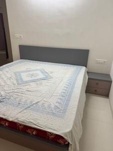 Bedroom Image of 861 Sq.ft 3 BHK Apartment / Flat for rent in Dev Parijat, Vaishno Devi Circle Ahmedabad for Rs. 24000