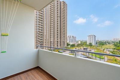 Balcony Image of 1370 Sq.ft 3 BHK Apartment / Flat for rent in Assetz Marq, Kannamangala - Whitefield Hoskote Road Bengaluru for Rs. 63000