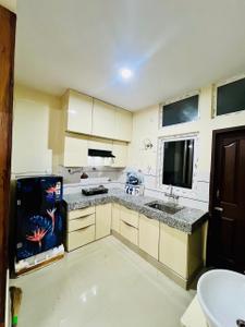 Kitchen Image of 450 Sq.ft 1 BHK Apartment / Flat for rent in Unnati Nilay, Vaishali Nagar Extension Jaipur for Rs. 15000
