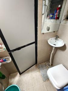 Bathroom Image of 500 Sq.ft 1 BHK Independent House for sale in Kopar Khairane Navi Mumbai for Rs. 5500000