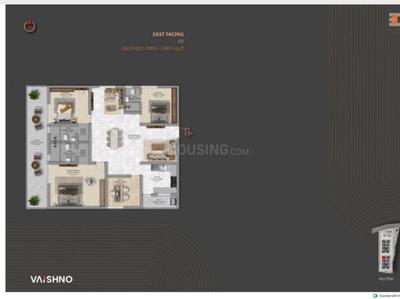 Image of 2460 Sq.ft 3 BHK Apartment / Flat for sale in Tellapur, Sangareddy for Rs. 17200000