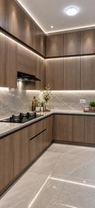 Kitchen Image of 940 Sq.ft 1.5 BHK Apartment / Flat for rent in Palazhi Kozhikode for Rs. 50000