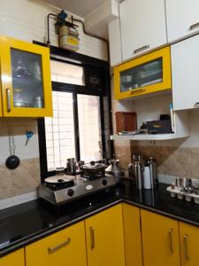 Kitchen Image of 950 Sq.ft 2 BHK Apartment / Flat for rent in Juinagar Navi Mumbai for Rs. 48000