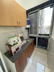 Kitchen Image of 450 Sq.ft 1 RK Apartment / Flat for rent in Marathahalli Bengaluru for Rs. 16000