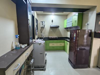 Kitchen Image of 1100 Sq.ft 2 BHK Apartment / Flat for rent in Rachana Beverly Hills, Baner Pune for Rs. 36000