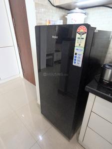 Kitchen Image of 450 Sq.ft 1 BHK Apartment / Flat for rent in Emami Tejomaya, Navalur Chennai for Rs. 150000