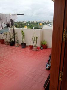 Balcony Image of 550 Sq.ft 1 BHK Penthouse for rent in RR Nagar Bengaluru for Rs. 15500