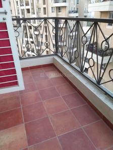 Balcony Image of 1100 Sq.ft 2 BHK Apartment / Flat for rent in Nyati Elan, Wagholi Pune for Rs. 25500