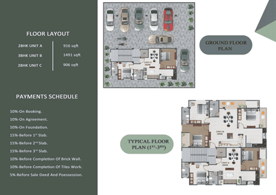 Image of 916 Sq.ft 2 BHK Apartment / Flat for sale in Beltola, Guwahati for Rs. 4998000