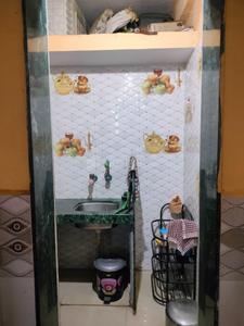 Kitchen Image of 350 Sq.ft 1 RK Builder Floor for rent in Airoli Navi Mumbai for Rs. 12500