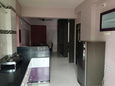 Kitchen Image of 1400 Sq.ft 3 BHK Apartment / Flat for rent in Shree Sopan Pratishtha, Kudasan Gandhinagar for Rs. 30000
