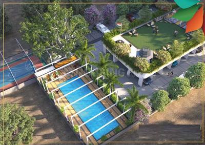 Image of 939 Sq.ft 2 BHK Apartment / Flat for sale in Landmarkk Luxuria, Dudulgaon, Pune for Rs. 5800000