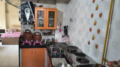 Kitchen Image of 765 Sq.ft 1 BHK Apartment / Flat for sale in Satatya Avenue, New Ranip Ahmedabad for Rs. 3200000