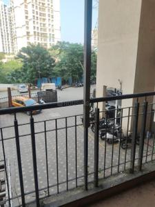 Balcony Image of 600 Sq.ft 1 BHK Apartment / Flat for rent in Shilphata Thane for Rs. 14000