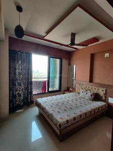 Bedroom Image of 1200 Sq.ft 2 BHK Apartment / Flat for rent in Aroma Tirupati Aakruti Greenz, Chharodi Ahmedabad for Rs. 30000
