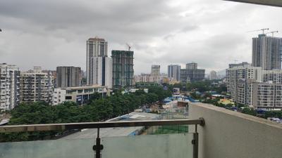 Balcony Image of 800 Sq.ft 2 BHK Apartment / Flat for rent in Dolphin Casa Grande, Ravet Pune for Rs. 25000