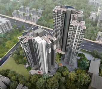 Image of 600 Sq.ft 1 BHK Apartment / Flat for sale in Sai Shrushti Shiv Sarovar Heritage, Shilphata, Thane for Rs. 3695000