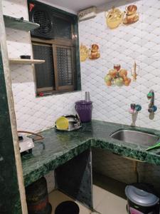 Kitchen Image of 350 Sq.ft 1 RK Builder Floor for rent in Airoli Navi Mumbai for Rs. 12500