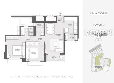 Image of 780 Sq.ft 2 BHK Apartment / Flat for sale in Godrej Ascend, Kolshet, Thane for Rs. 10500000