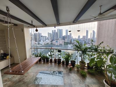 Balcony Image of 1250 Sq.ft 2 BHK Apartment / Flat for sale in Prabhadevi Mumbai for Rs. 60000000
