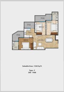 Image of 1500 Sq.ft 4 BHK Apartment / Flat for sale in Emarald Aanandam Residency, Sector 89, Faridabad for Rs. 16400000