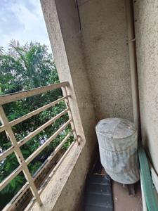 Balcony Image of 900 Sq.ft 2 BHK Apartment / Flat for rent in Mangala Mayurs Nature Glory, Kalwa Thane for Rs. 35000