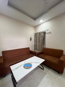 Bedroom Image of 650 Sq.ft 1 BHK Builder Floor for rent in Mahalakshmi Nagar Indore for Rs. 20000