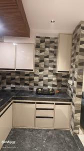 Kitchen Image of 500 Sq.ft 1 BHK Builder Floor for rent in Lajpat Nagar New Delhi for Rs. 45000
