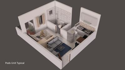 Image of 568 Sq.ft 1 BHK Apartment / Flat for sale in Provident Capella, Thirumalashettyhally, Bengaluru for Rs. 6500000