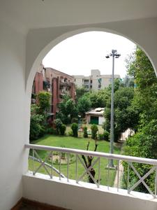 Bedroom Two Image of 1800 Sq.ft 3 BHK Apartment / Flat for rent in Antriksh Shivalik Apartment, Sector 6 Dwarka New Delhi for Rs. 55000