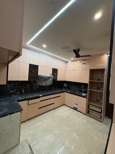 Kitchen Image of 1338 Sq.ft 3 BHK Builder Floor for rent in AGCR Enclave New Delhi for Rs. 60000