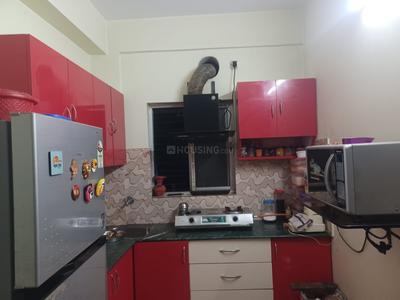 Kitchen Image of 776 Sq.ft 2 BHK Builder Floor for sale in Haltu Kolkata for Rs. 3300000