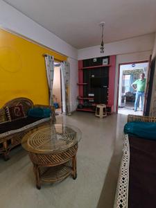 Living Room Image of 646 Sq.ft 1 BHK Apartment / Flat for rent in Applewoods Satyesh Residency, Shela Ahmedabad for Rs. 19000