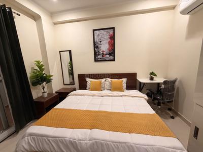 Bedroom Image of 700 Sq.ft 1 BHK Builder Floor for rent in Sector 51 Gurgaon for Rs. 38000