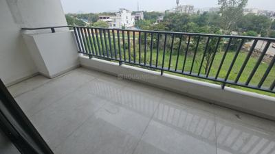 Balcony Image of 2300 Sq.ft 3 BHK Apartment / Flat for rent in Anandam Tiara Residence Tower A, Bicholi Hapsi Indore for Rs. 45000