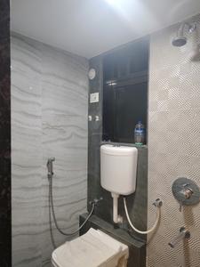 Common Bathroom Image of 550 Sq.ft 1 BHK Apartment / Flat for rent in K M Horizon Exotica, Kasarvadavali Thane for Rs. 20999